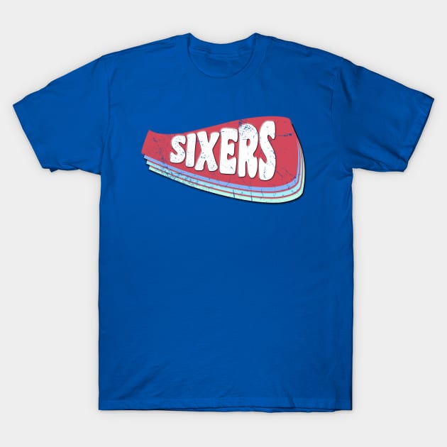 nba sixers T-Shirt by Lula Popart